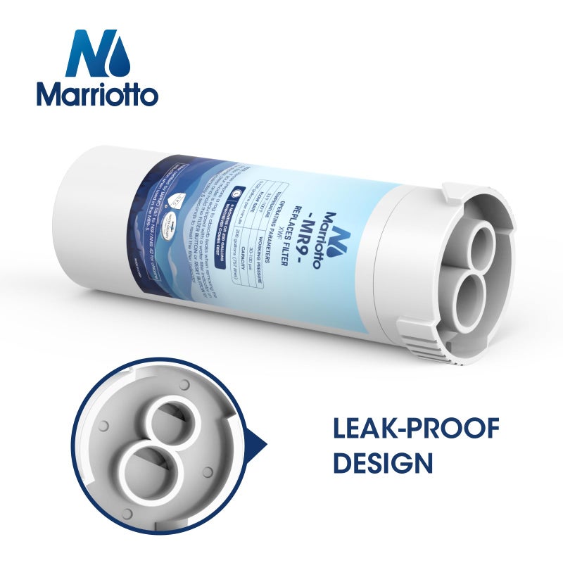 MARRIOTTO Genuine GE XWF Replacement Water Filter - Compatible with GE French-Door Refrigerators - 1 Pack (Not XWFE) - Image 4